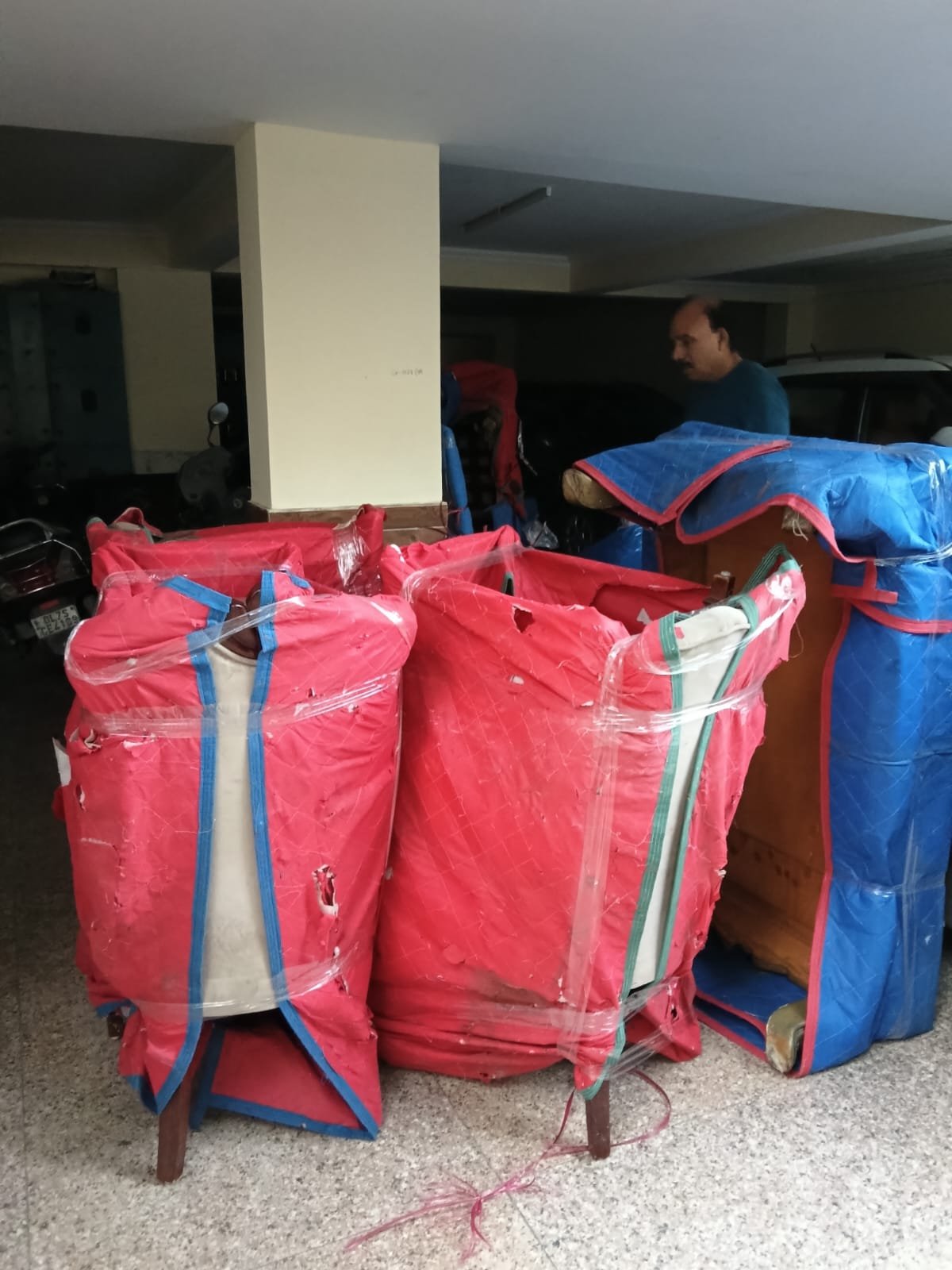 Furniture shifting by trained staff